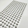 Gold and silver acrylic round diamond stickers, gold and silver pearl DIY creative stickers, car stickers, pearl jewelry decoration Specification image
